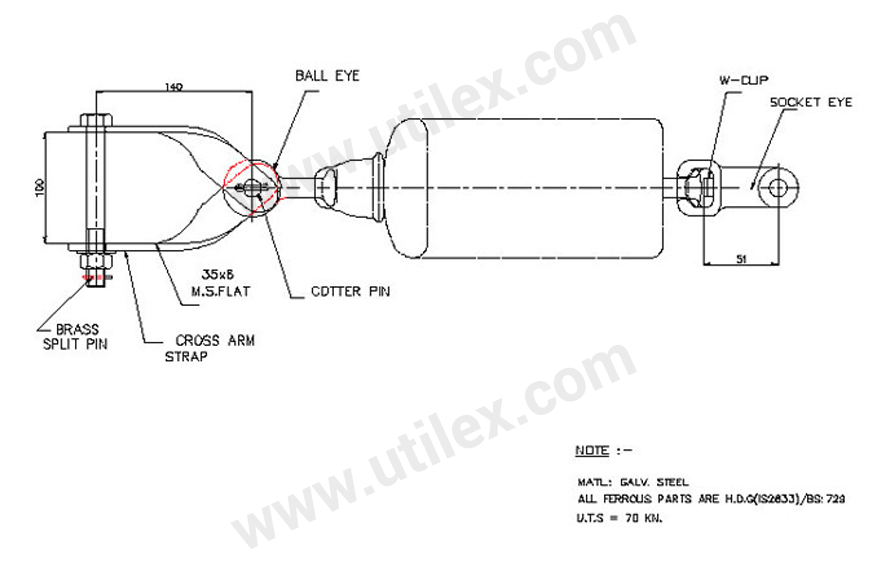 Manufacturers,Suppliers,Exporters,11kv,33kv Tension Hardware Assembly